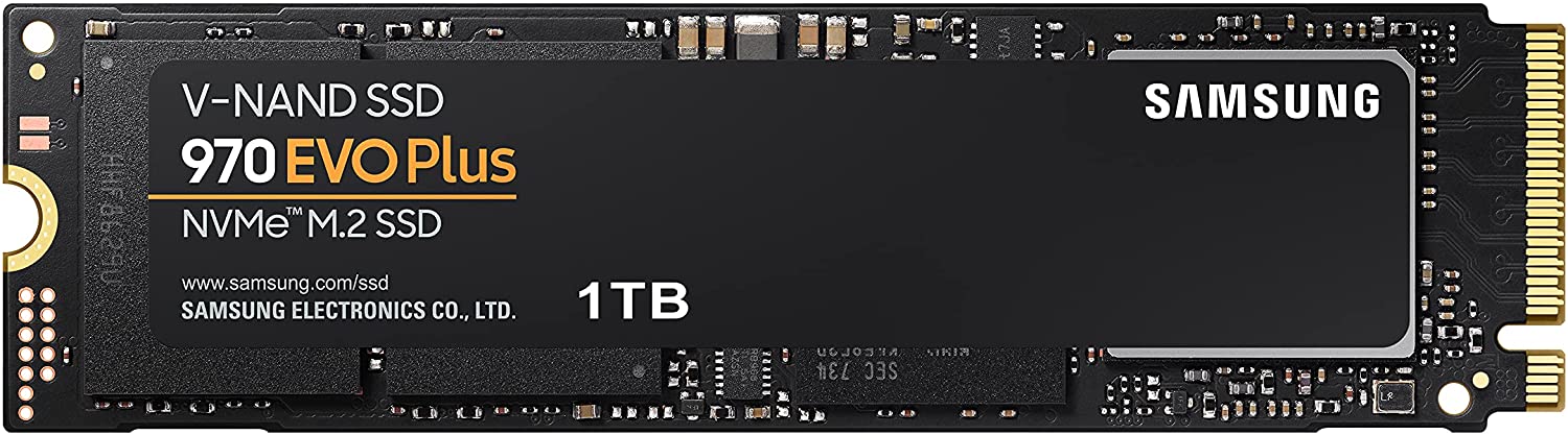 Samsung Memorie MZ-V7S1T0 970 EVO Plus SSD Interno da 1 TB, PCIe NVMe M.2