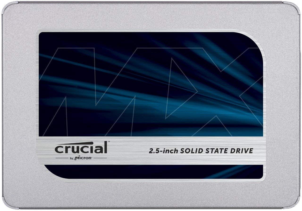 Crucial MX500 1TB CT1000MX500SSD1(Z) SSD Interno-fino a 560 MB/s, 3D NAND, SATA, 2.5 Pollici, Metallico