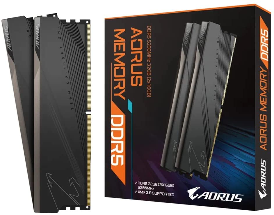 Aorus GP-ARS32G52D5 - Canale doppio (DDR5 5200/1.1 v) da 32 GB (2 x 16 GB)